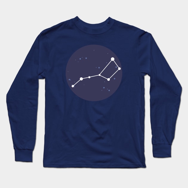 Ursa Major Constellation Long Sleeve T-Shirt by aglomeradesign